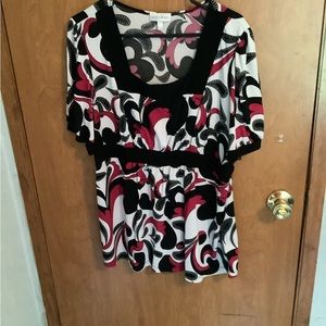 Woman’s paisley print blouse